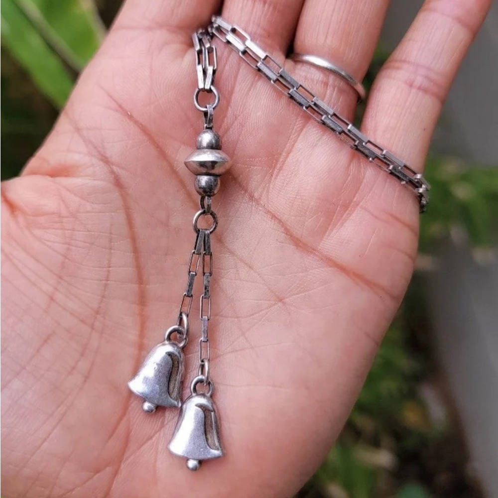 Rare Chunky Solid 925 Sterling Silver Chunky Link… - image 2